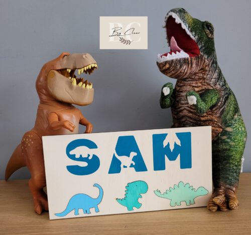 Dino puzzel met naam
