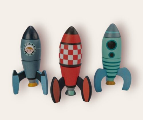 Houten raketten