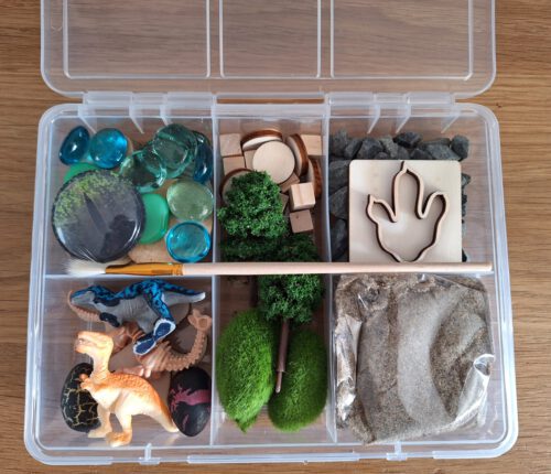 Sensomotorische dinosaurus speelbox - Image 2
